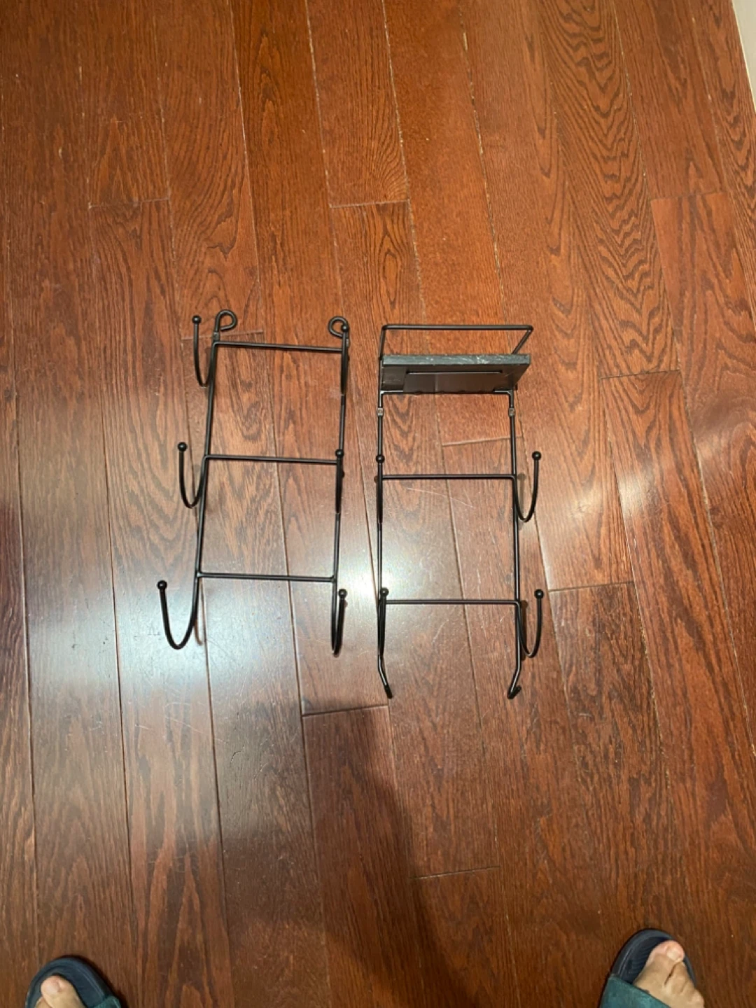 Wall Mounted Metal Wine Rack - 5 Bottle Holder