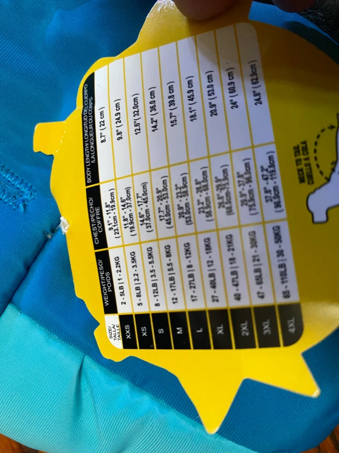 Show & Tail Quilted Dog Coat - Size XS image indicator(4)