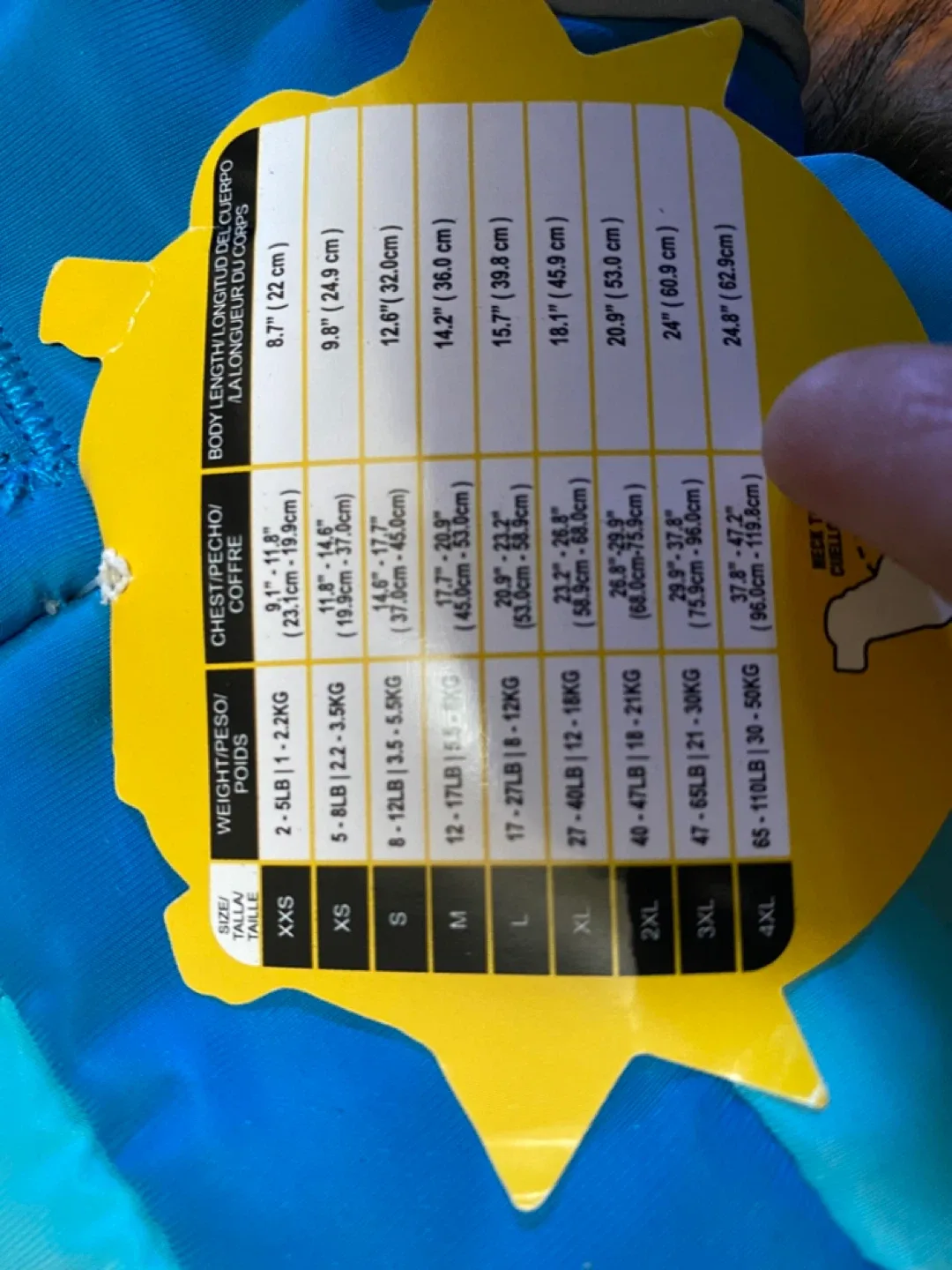 Show & Tail Quilted Dog Coat - Size XS image indicator(5)