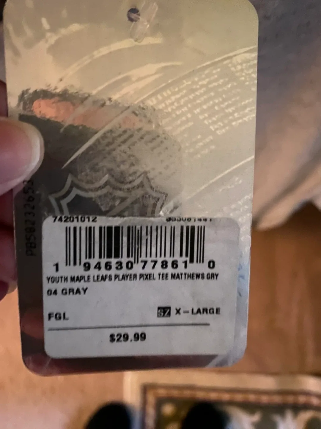 Youth Maple Leafs Player Pixel Tee - XL image indicator(3)