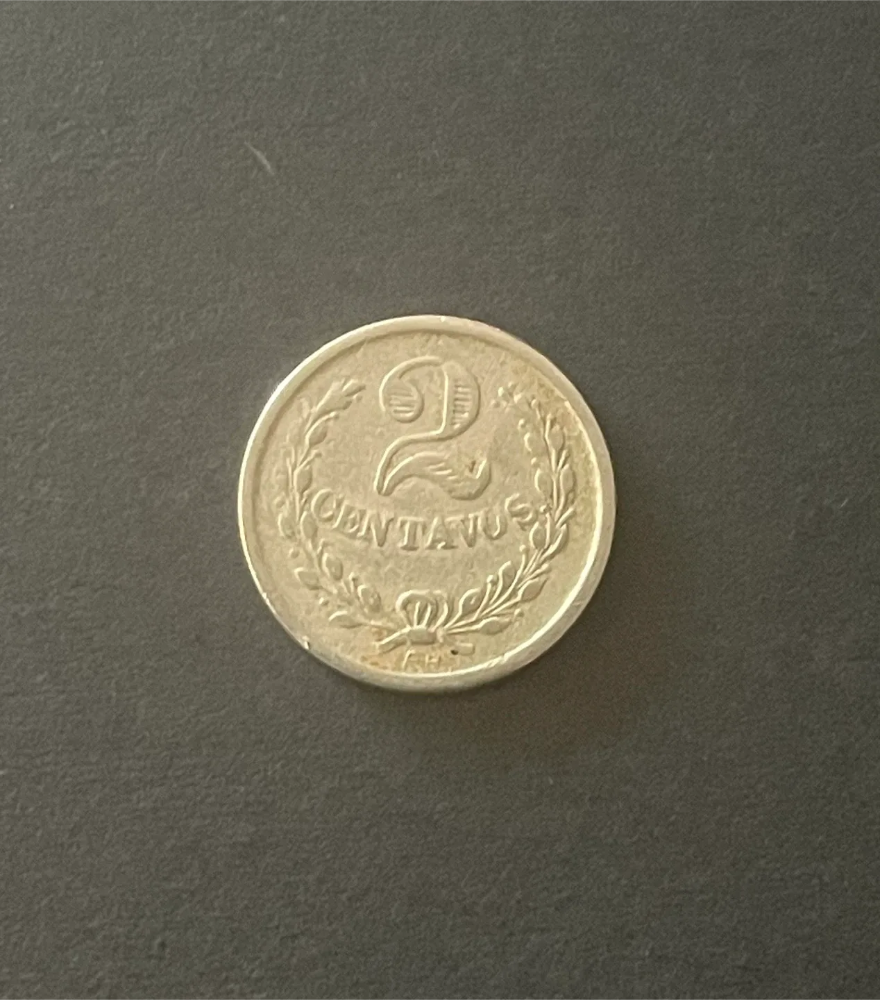 1921 Lazareto coin | 2 centavos - Colombia thumbnail