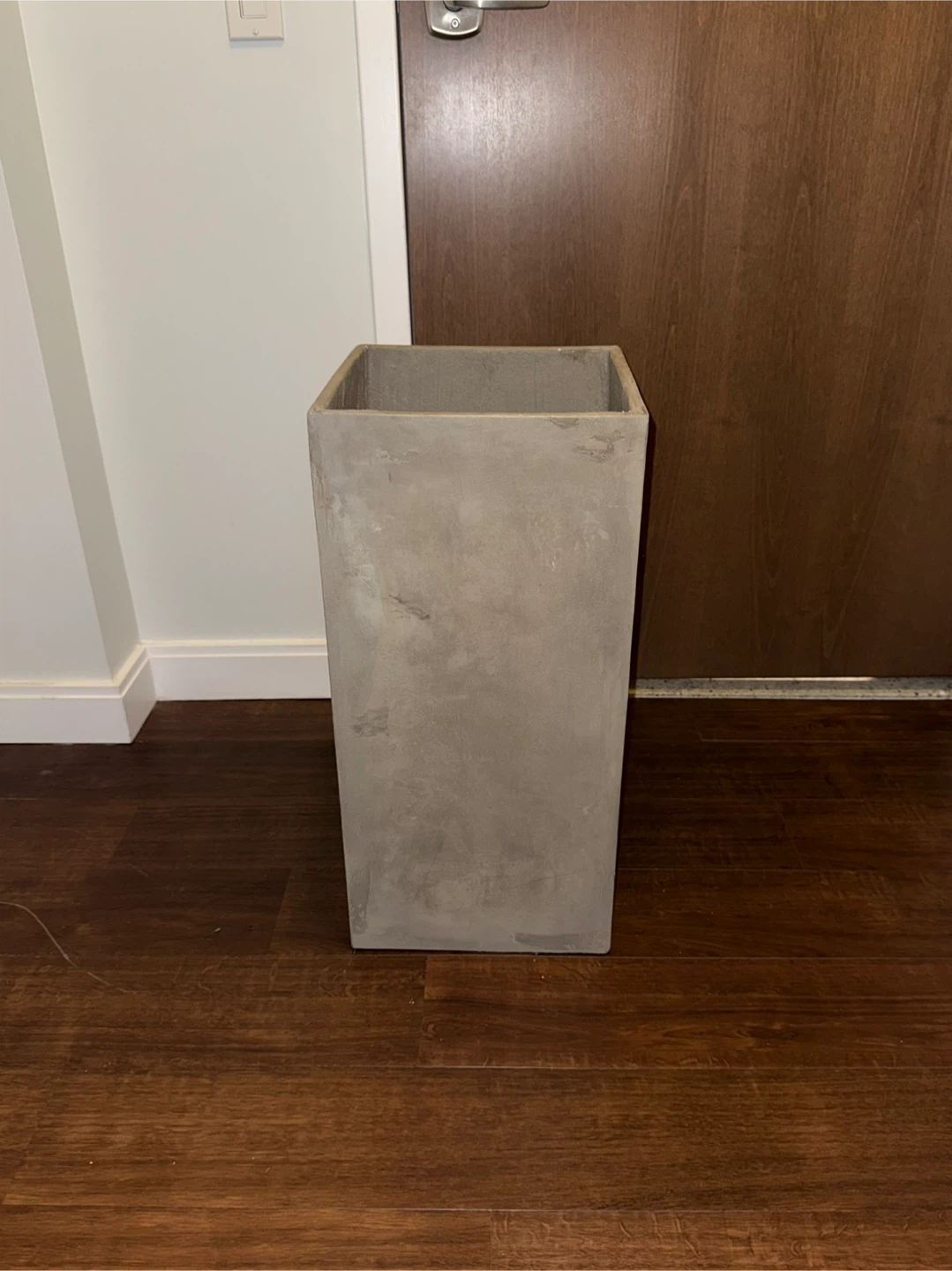 Concrete Square Planter - 14x14x28 in - photo 2