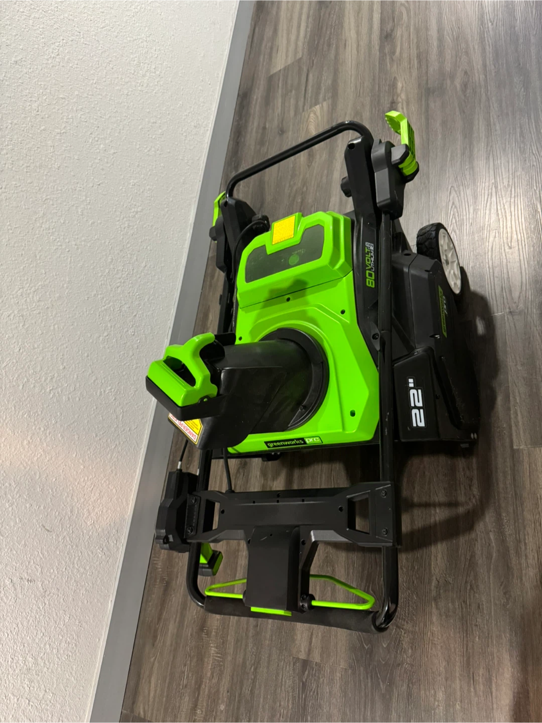 Greenworks Pro 80V 22" Snow Blower - photo 3
