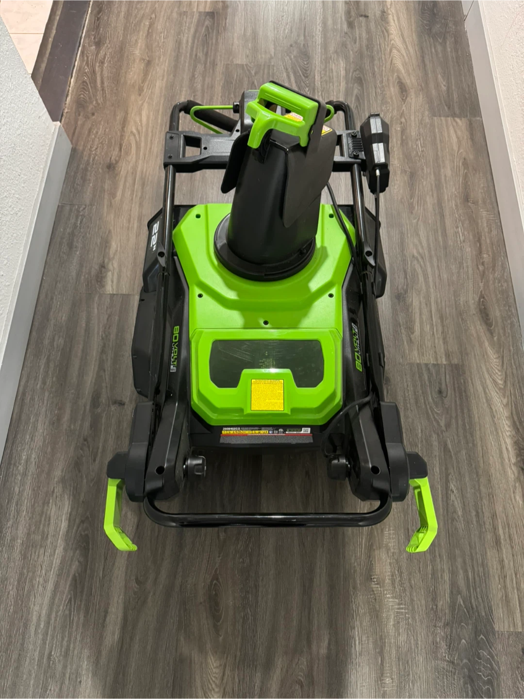 Greenworks Pro 80V 22" Snow Blower - photo 5