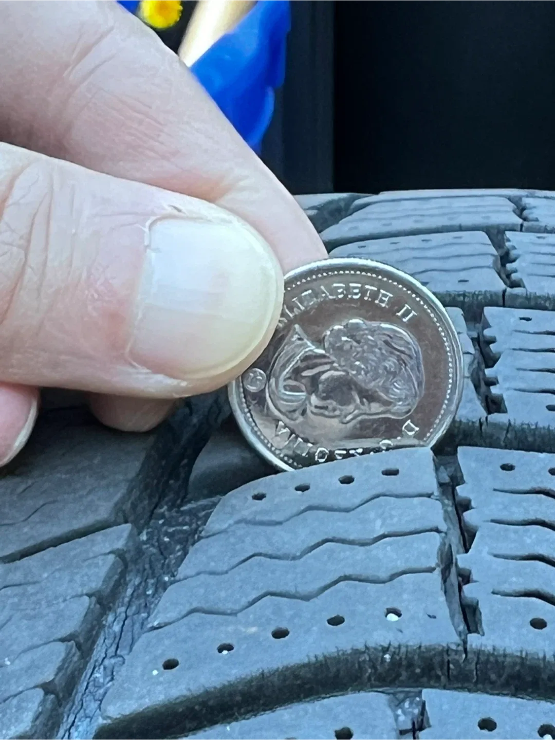 Used Michelin X-Ice Snow tires 235/65R17 on Steel Rims image indicator(8)