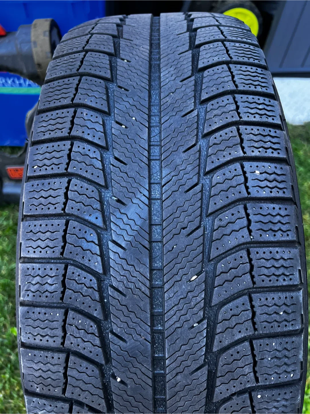 Used Michelin X-Ice Snow tires 235/65R17 on Steel Rims image indicator(9)