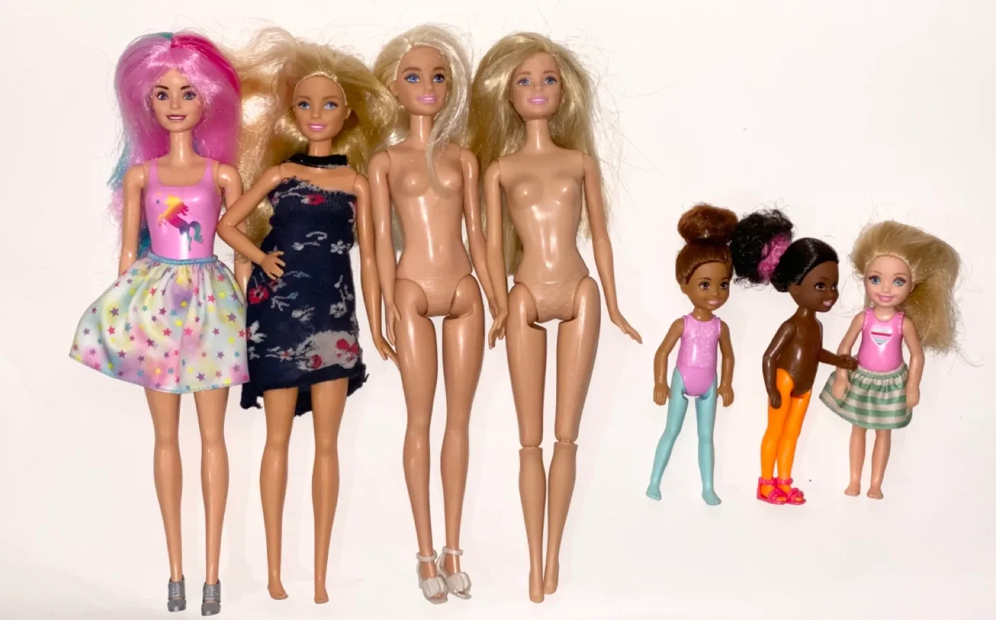 Barbie & Chelsea Dolls Lot