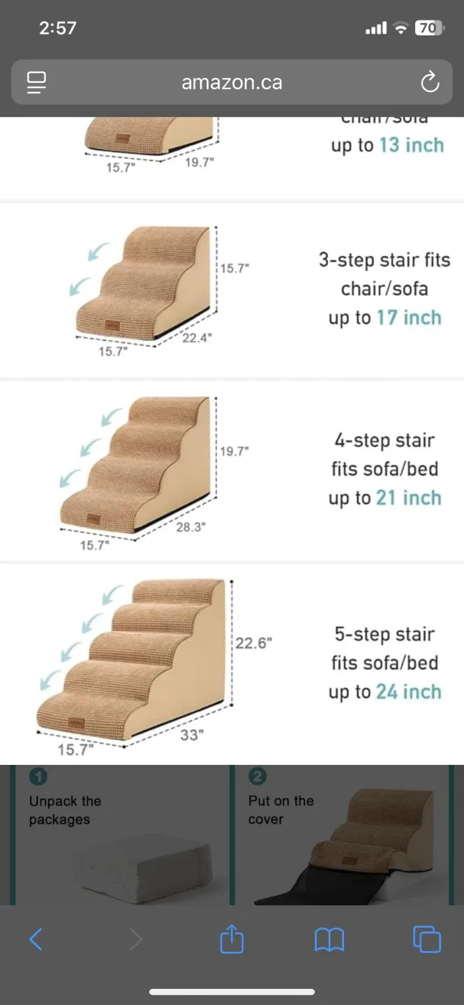 Dog/Cat Stairs - 5 Steps image indicator(3)