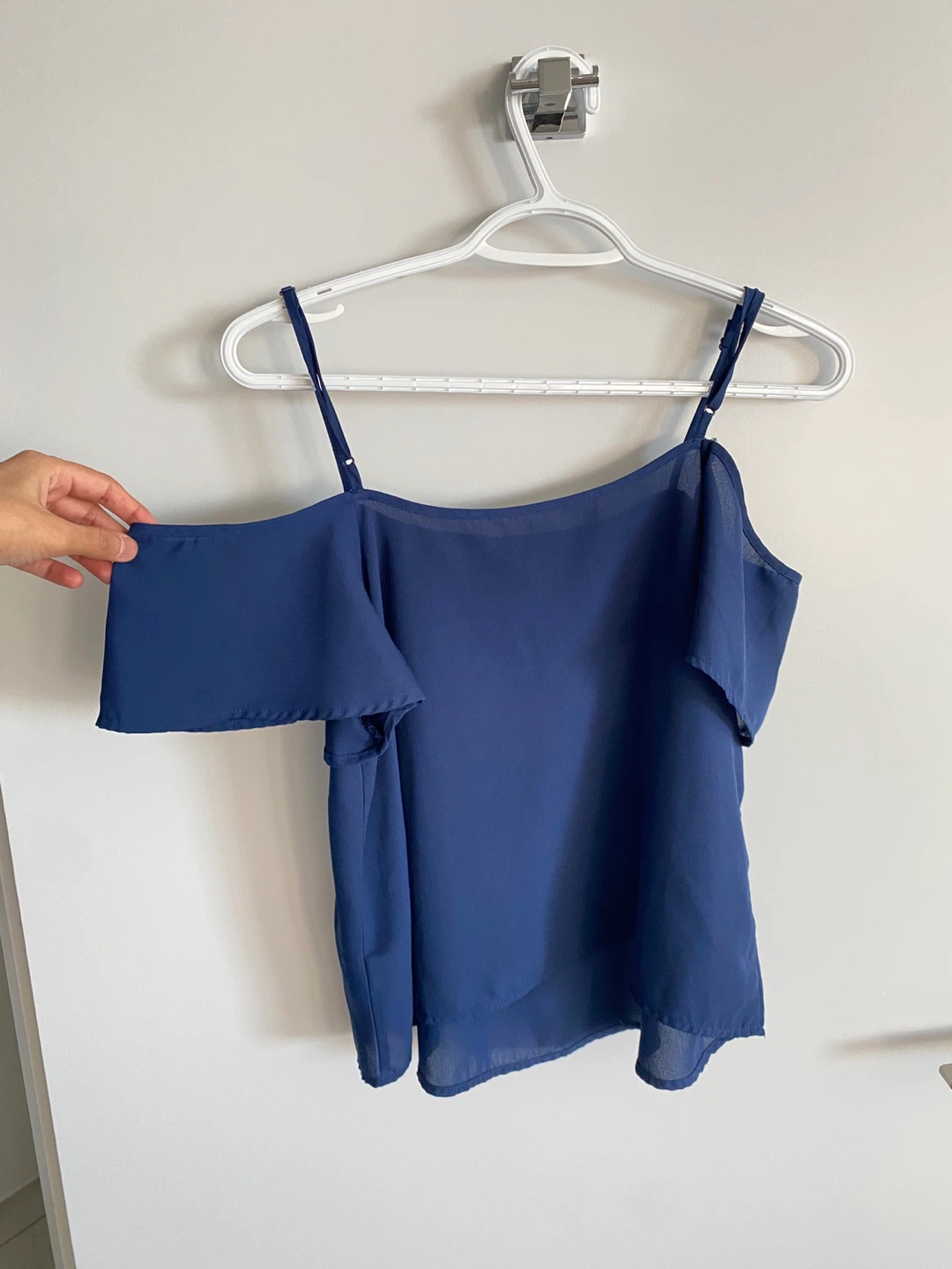 Blue Cold Shoulder Top - photo 2