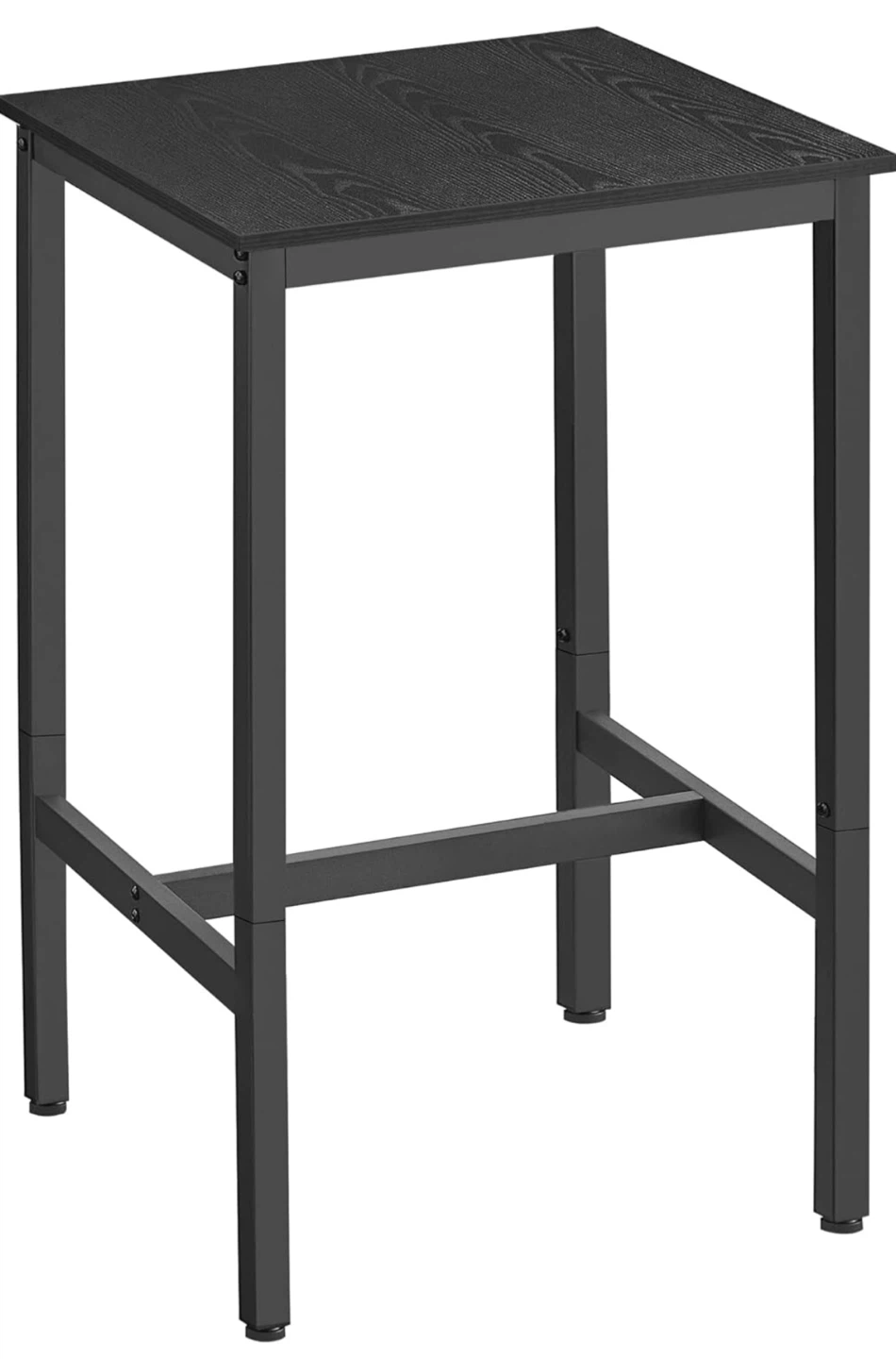 VASAGLE Bar Table, Black Metal Frame - photo 5