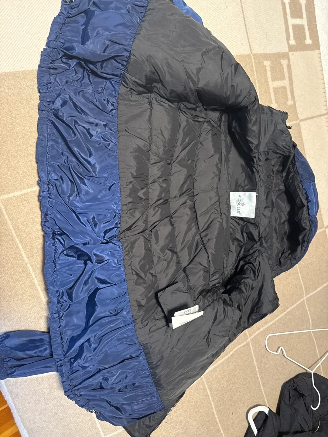 Moncler Down Puffer Jacket - Blue & Black image indicator(4)
