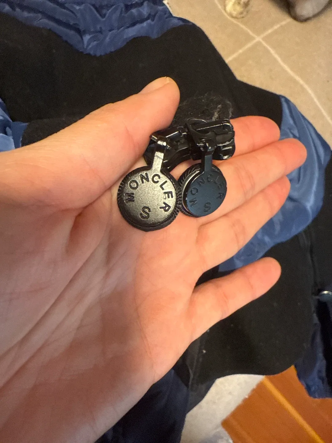 Moncler Down Puffer Jacket - Blue & Black image indicator(8)