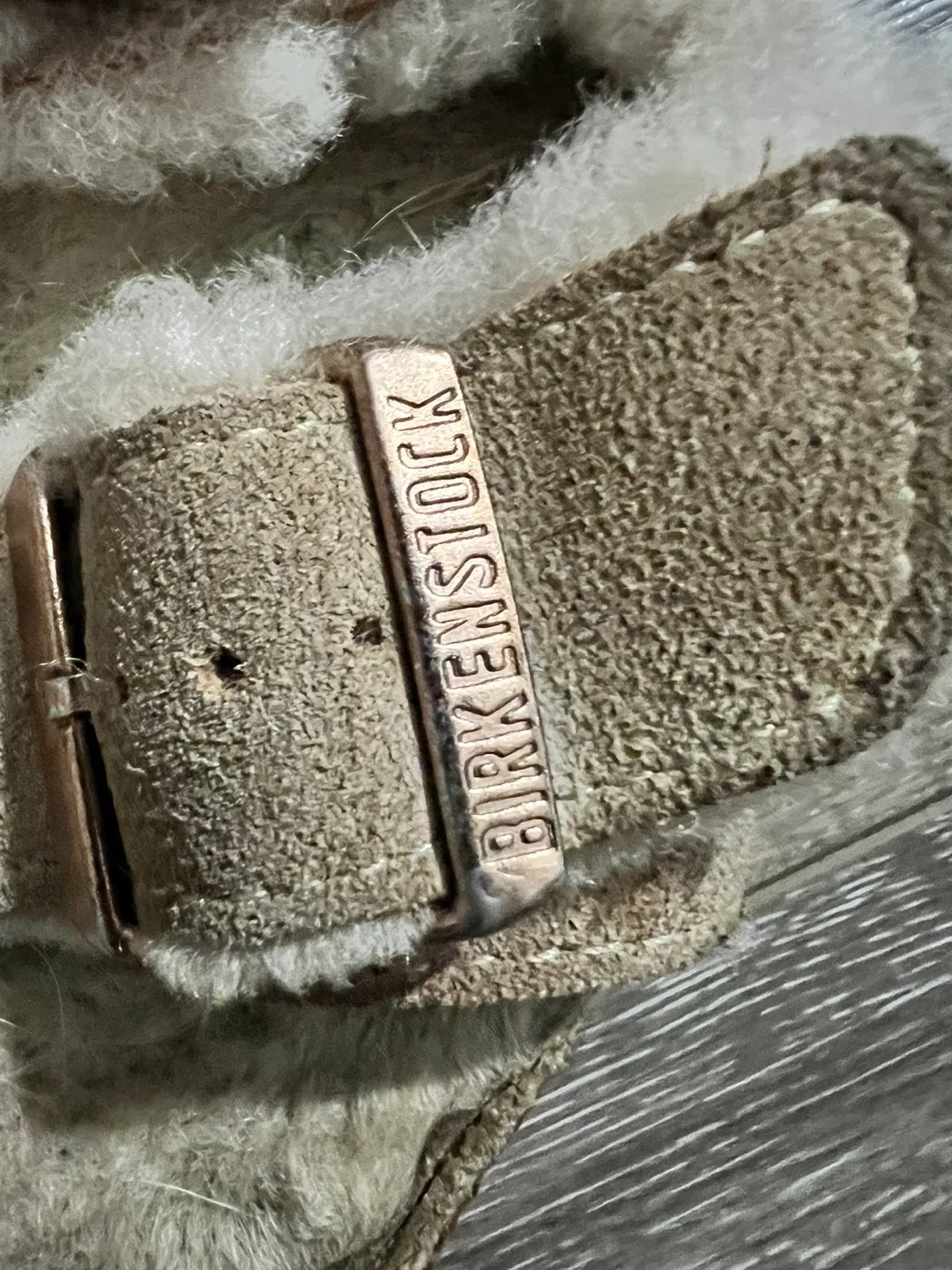 Birkenstock Arizona Shearling Slides Size 41 (US 10-10.5) image indicator(3)
