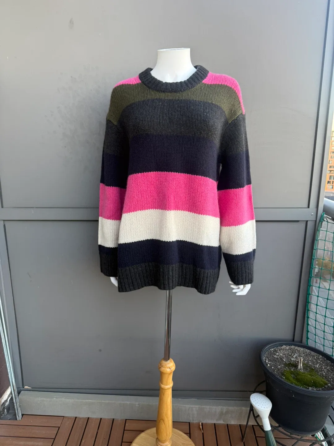 Khaite XS Cashmere Striped Sweater thumbnail