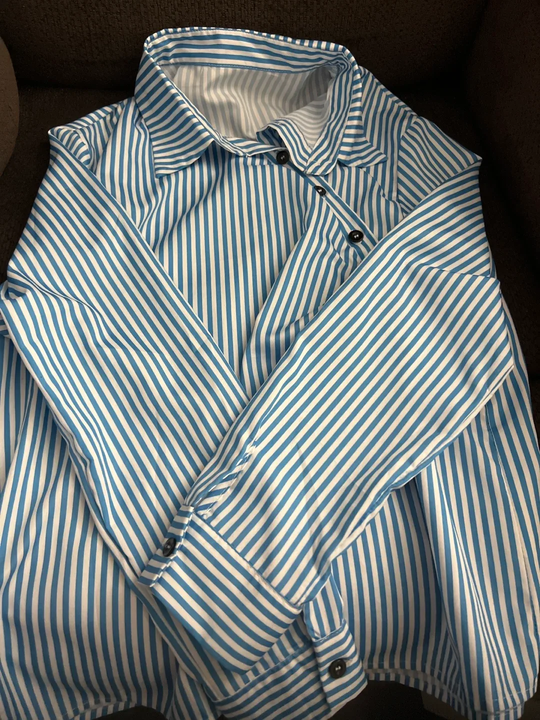 Striped Button-Up Shirt image indicator(2)