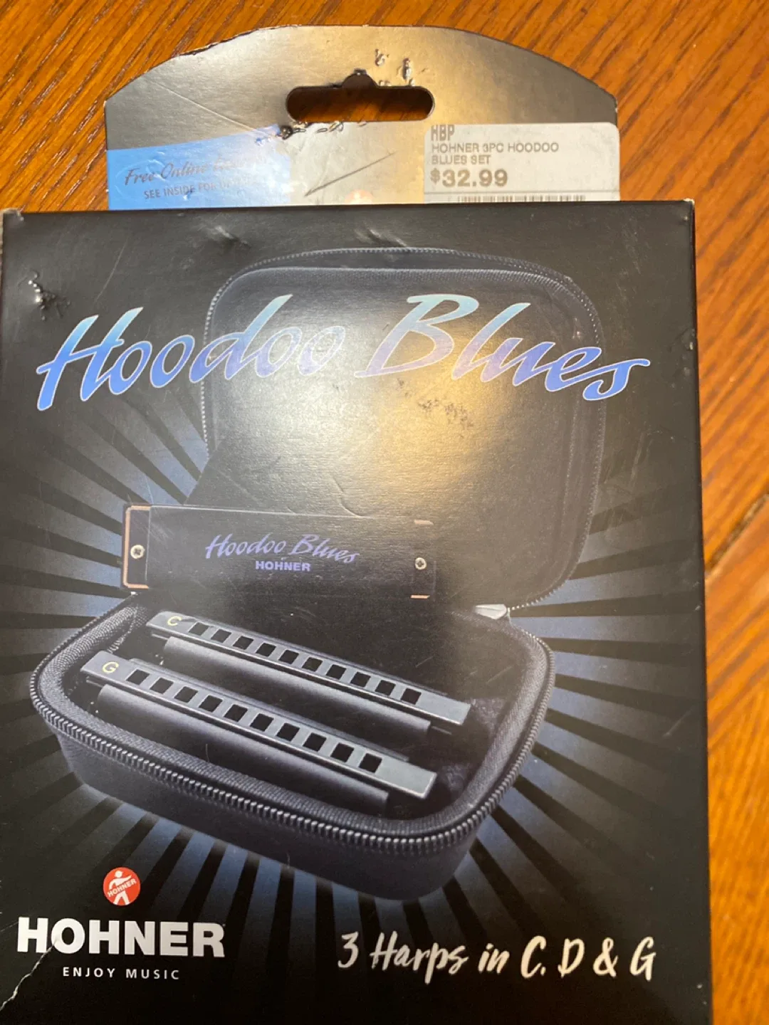 Hohner Hoodoo Blues Harmonica Set with Case image indicator(4)