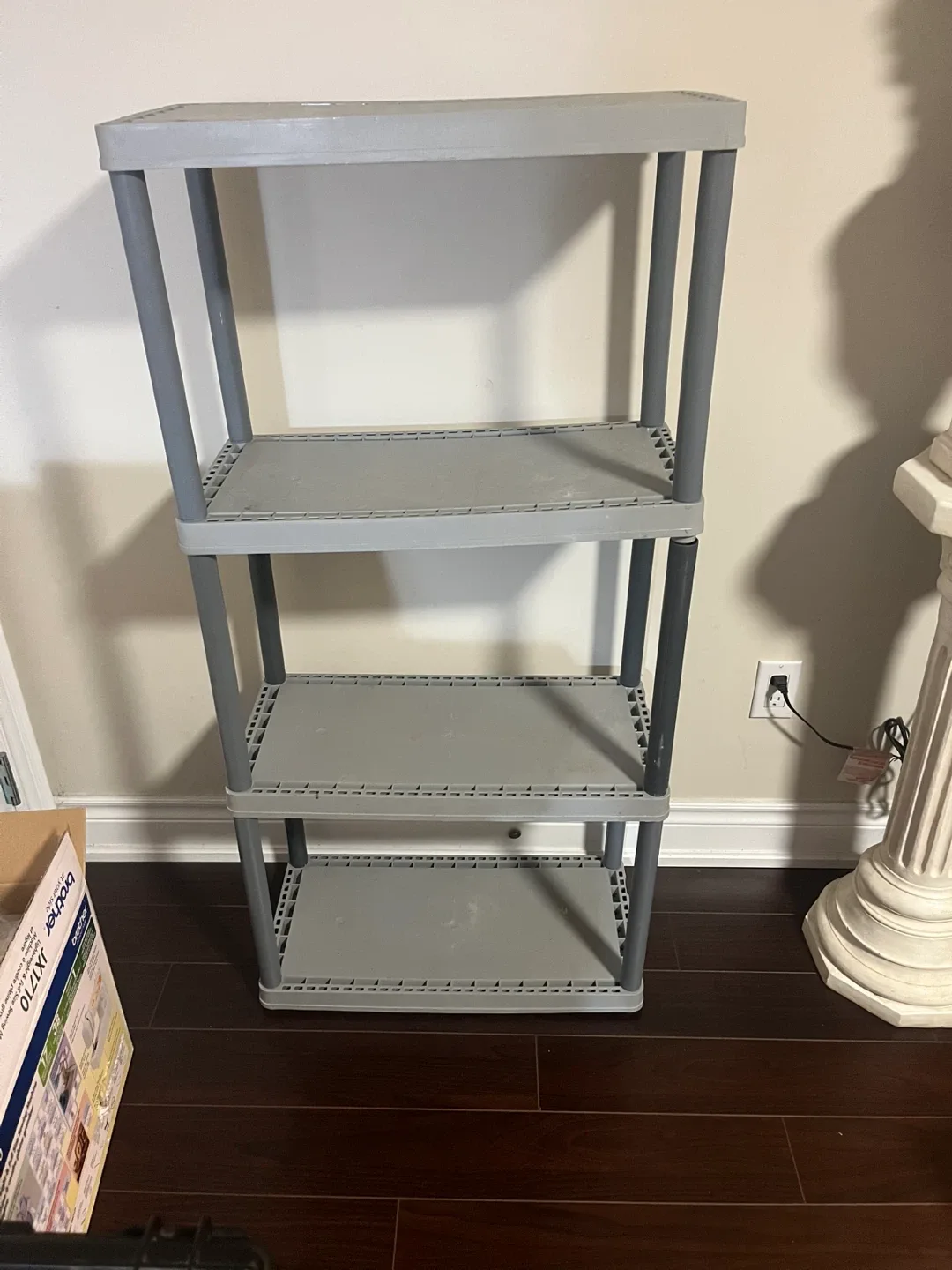 Grey Plastic Shelving Unit thumbnail