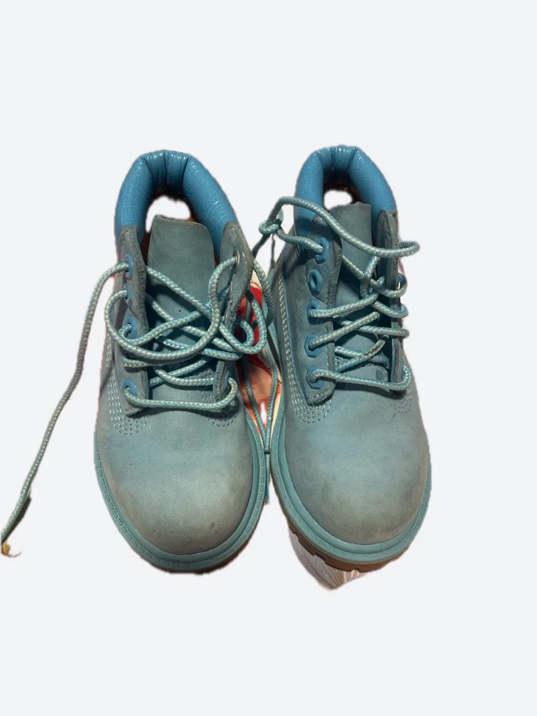 Timberland Baby Blue Boots - Size 5