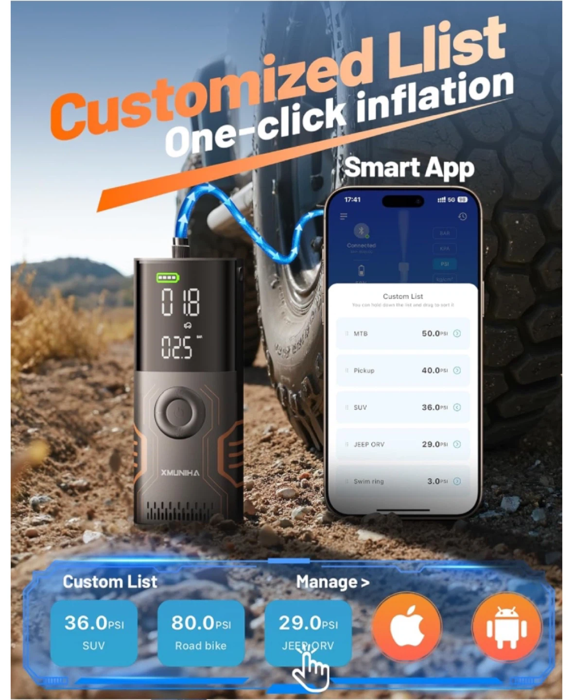 Tire Inflator - Portable Air Compressor - photo 3