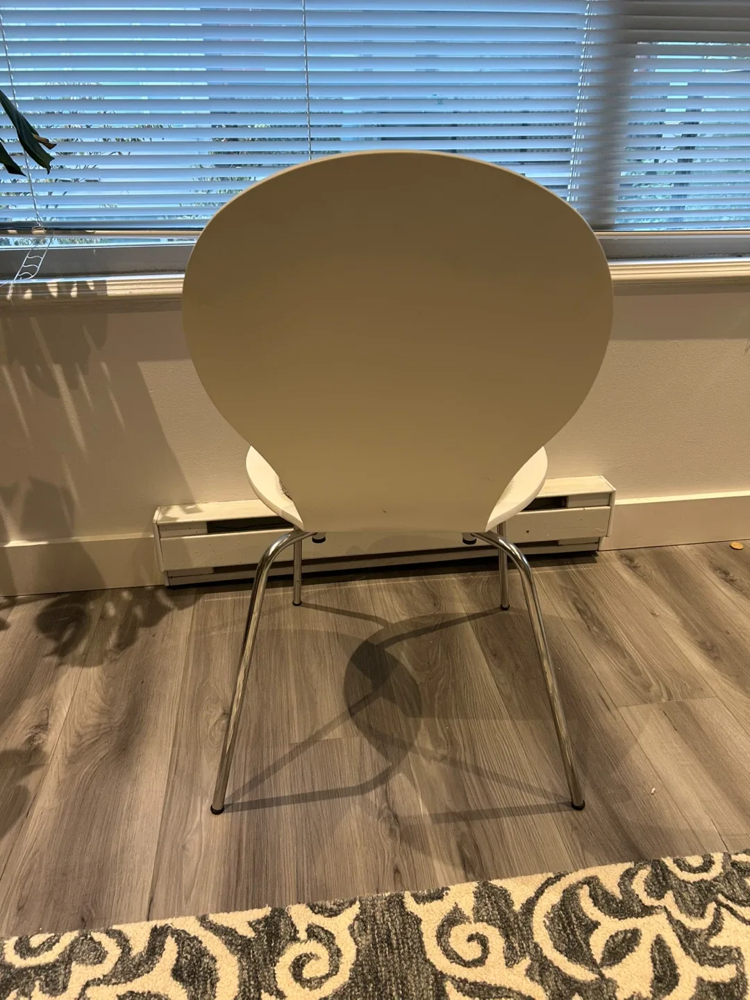 White Chair with Grey Cushion (x4) image indicator(2)