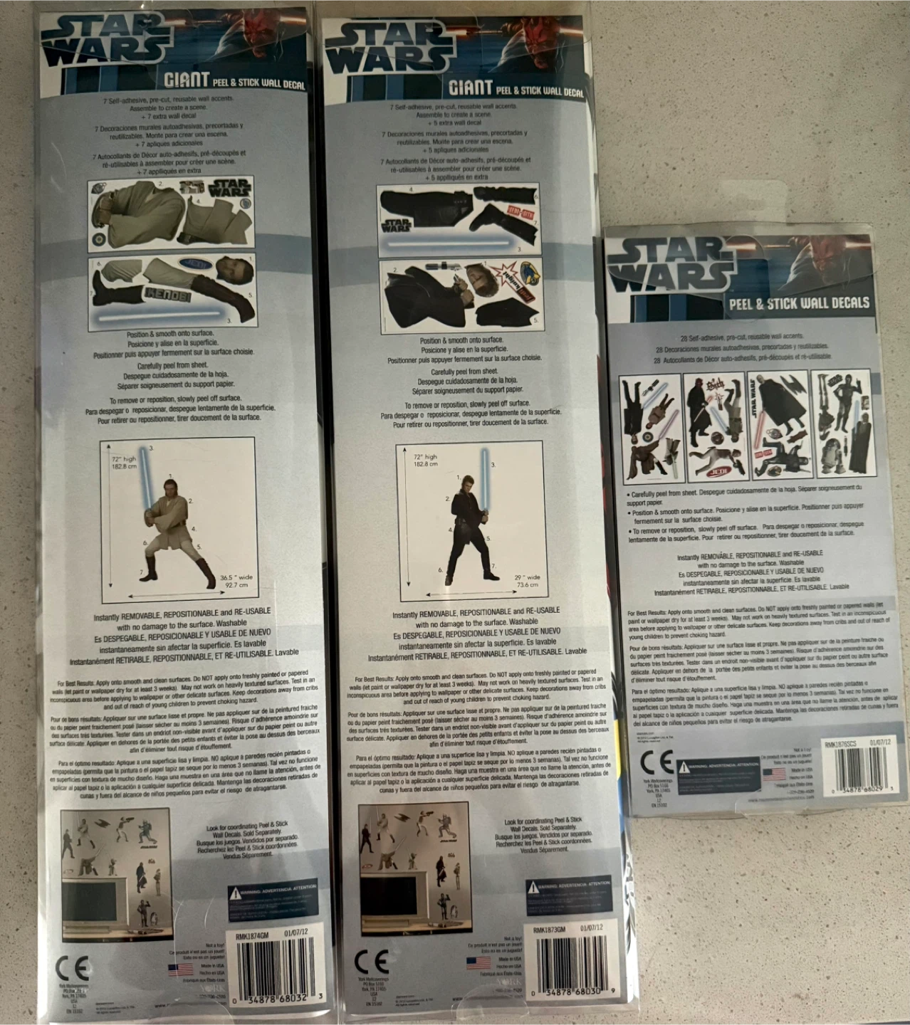 Star Wars Giant Peel & Stick Wall Decals - photo 2