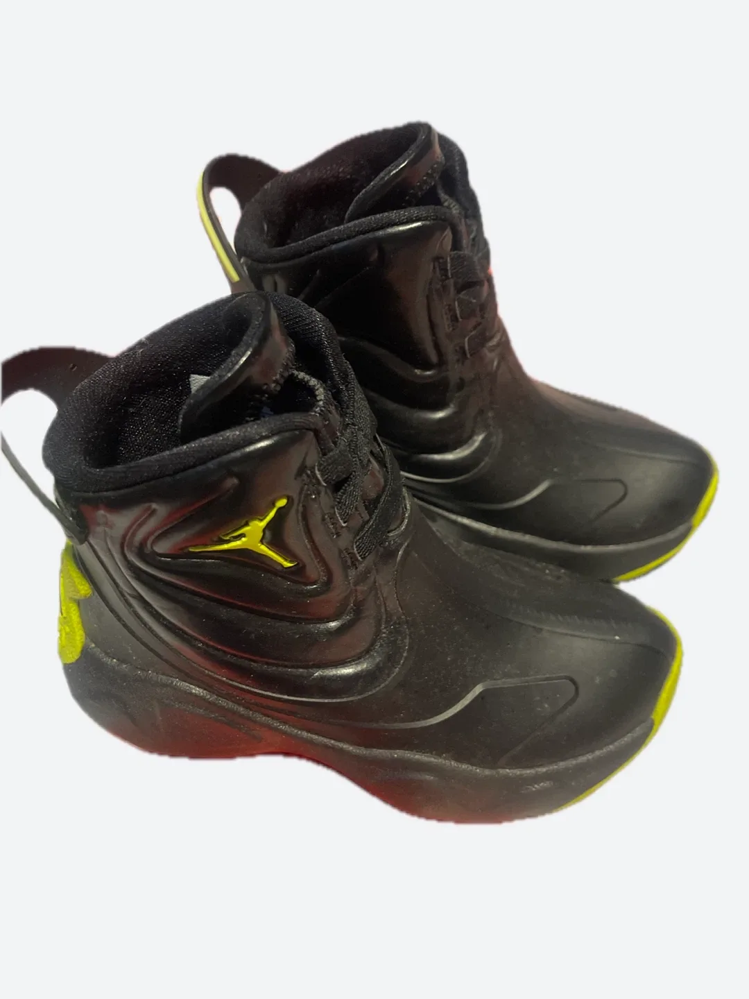 Jordan Black & Yellow Kids Shoes image indicator(2)