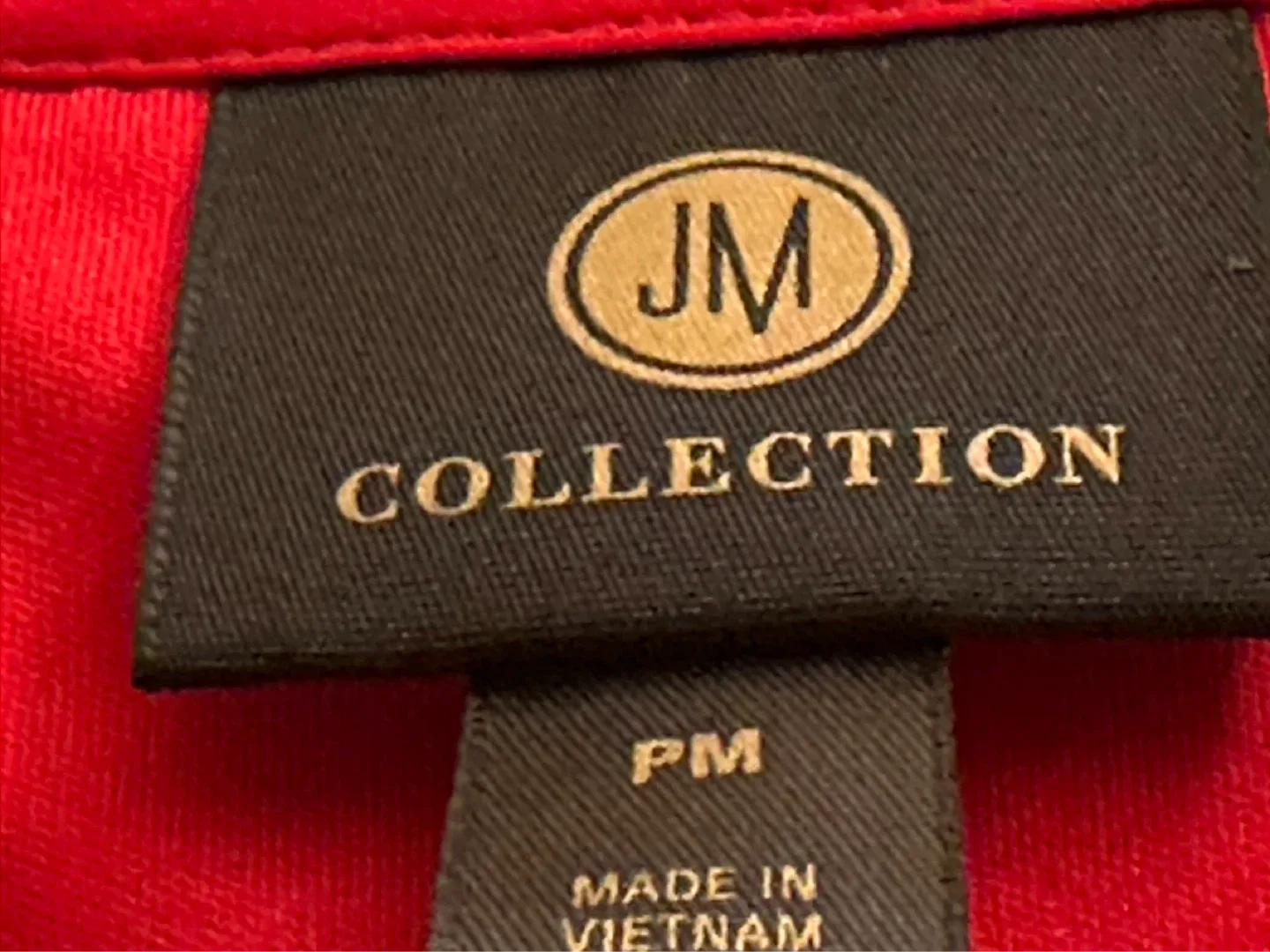 JM Collection Red Blouse - Size PM image indicator(2)