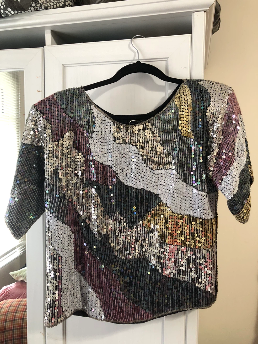 J.L.B Sequin Top - Size M - photo 2