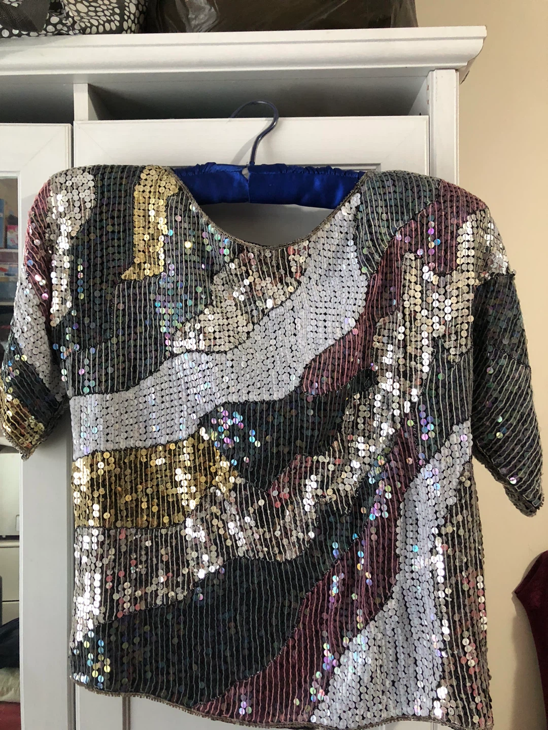 J.L.B Sequin Top - Size M - photo 3