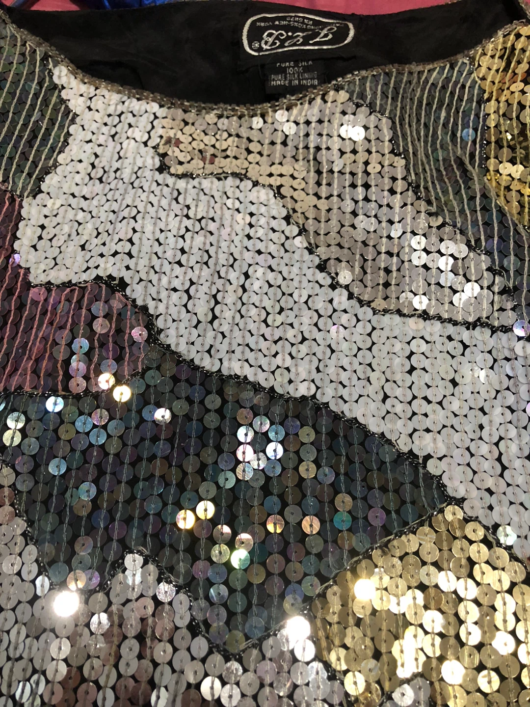 J.L.B Sequin Top - Size M - photo 5