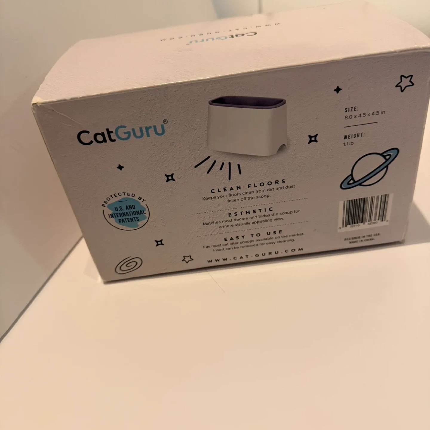 CatGuru Litter Scooper Holder - White image indicator(2)