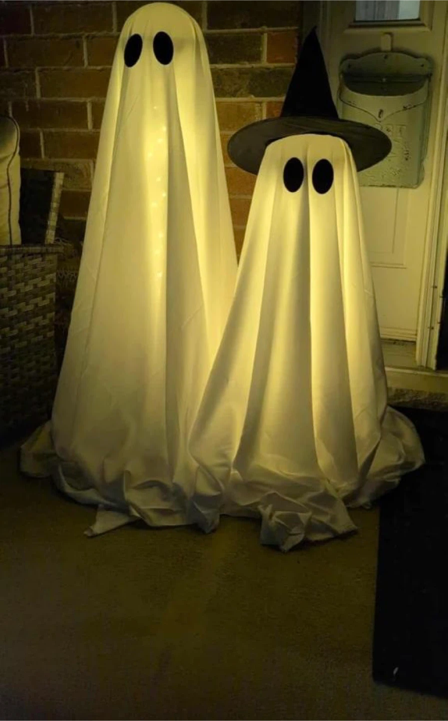 Light Up Ghost Halloween Decorations - New