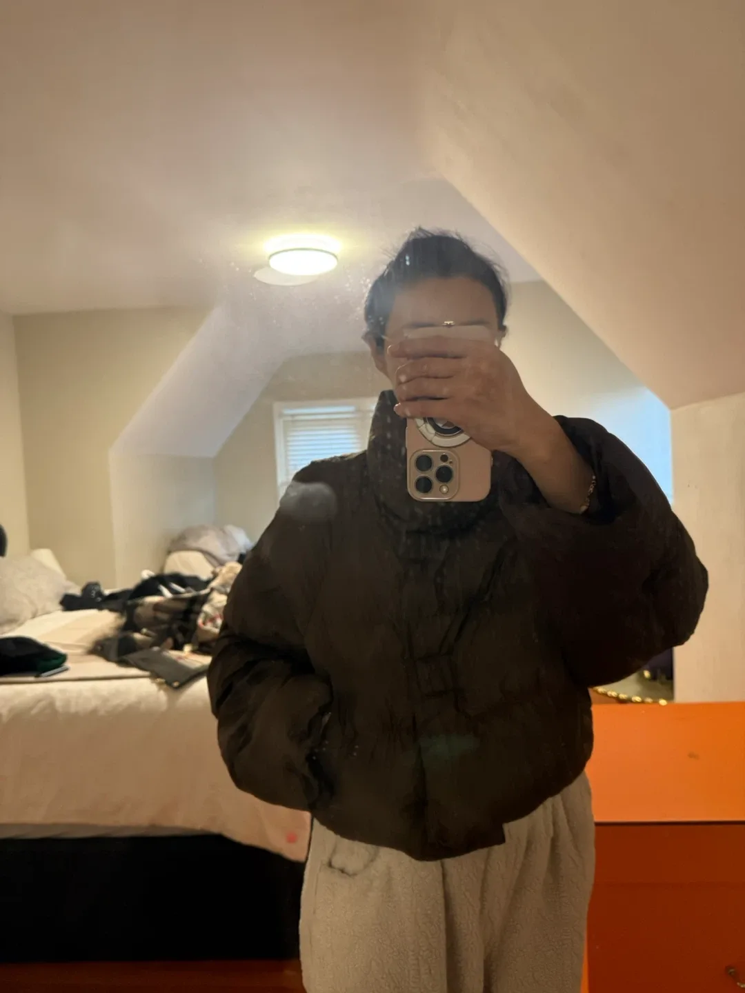 Brown Puffer Jacket image indicator(4)