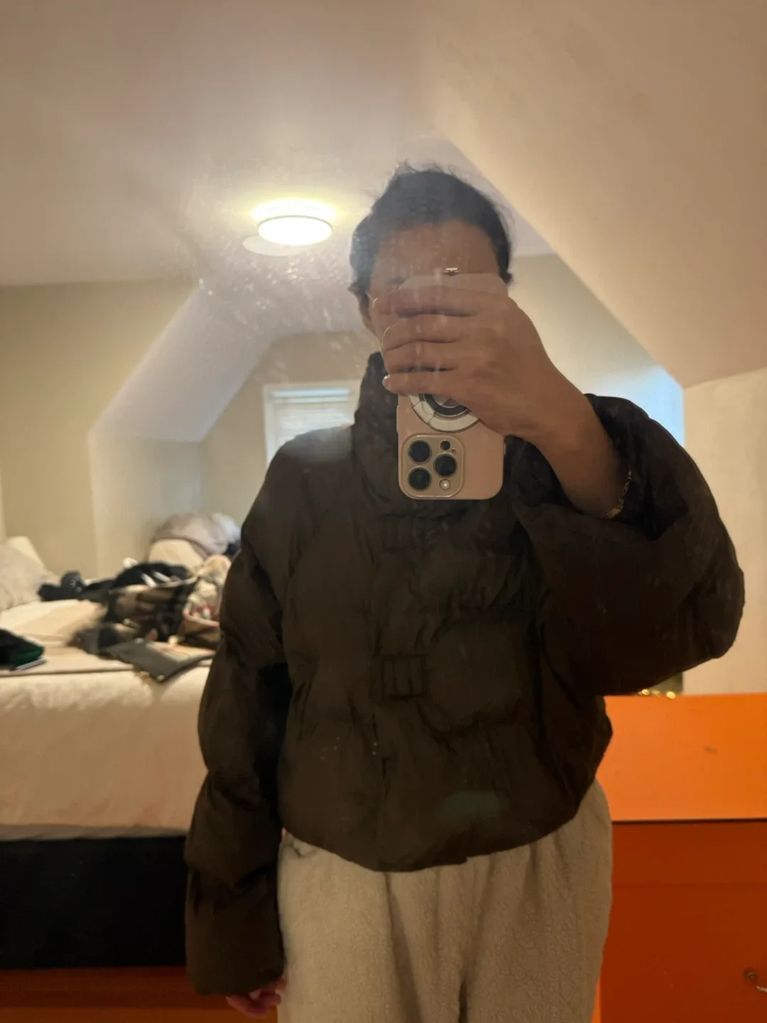 Brown Puffer Jacket image indicator(3)