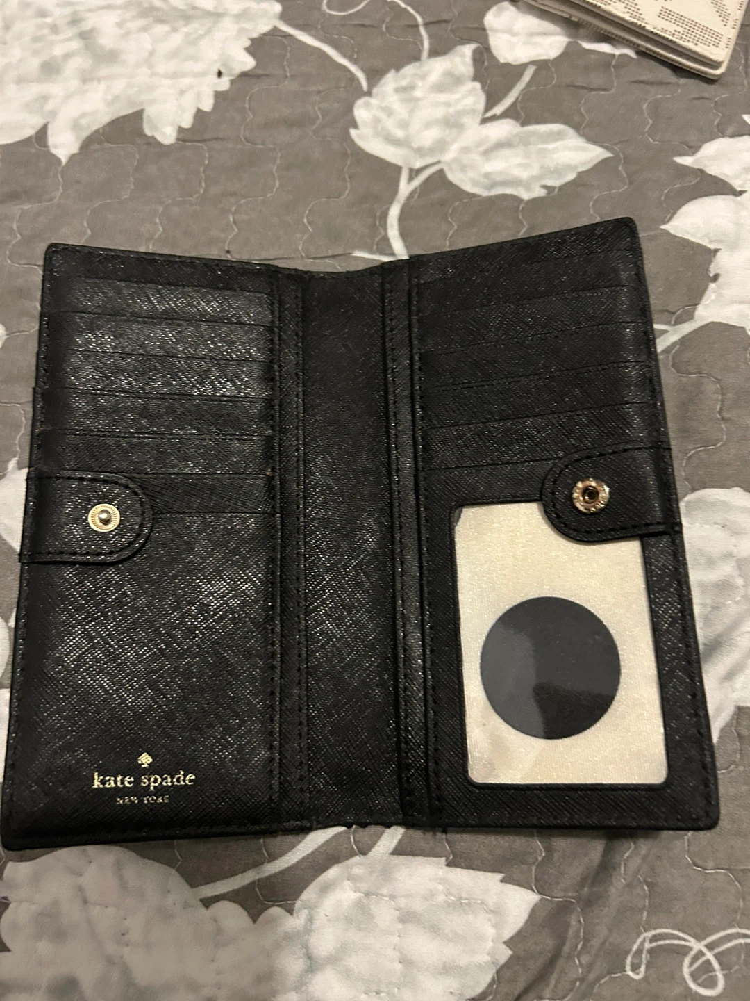 Kate Spade Black Wallet with Box - photo 2