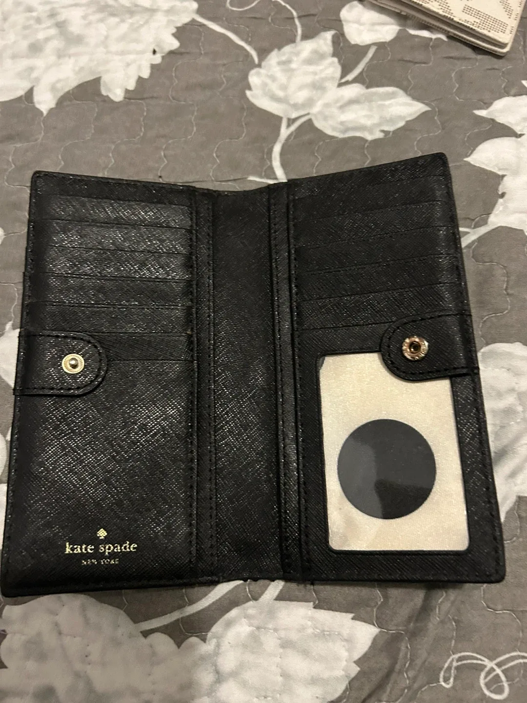 Kate Spade Black Wallet with Box image indicator(2)