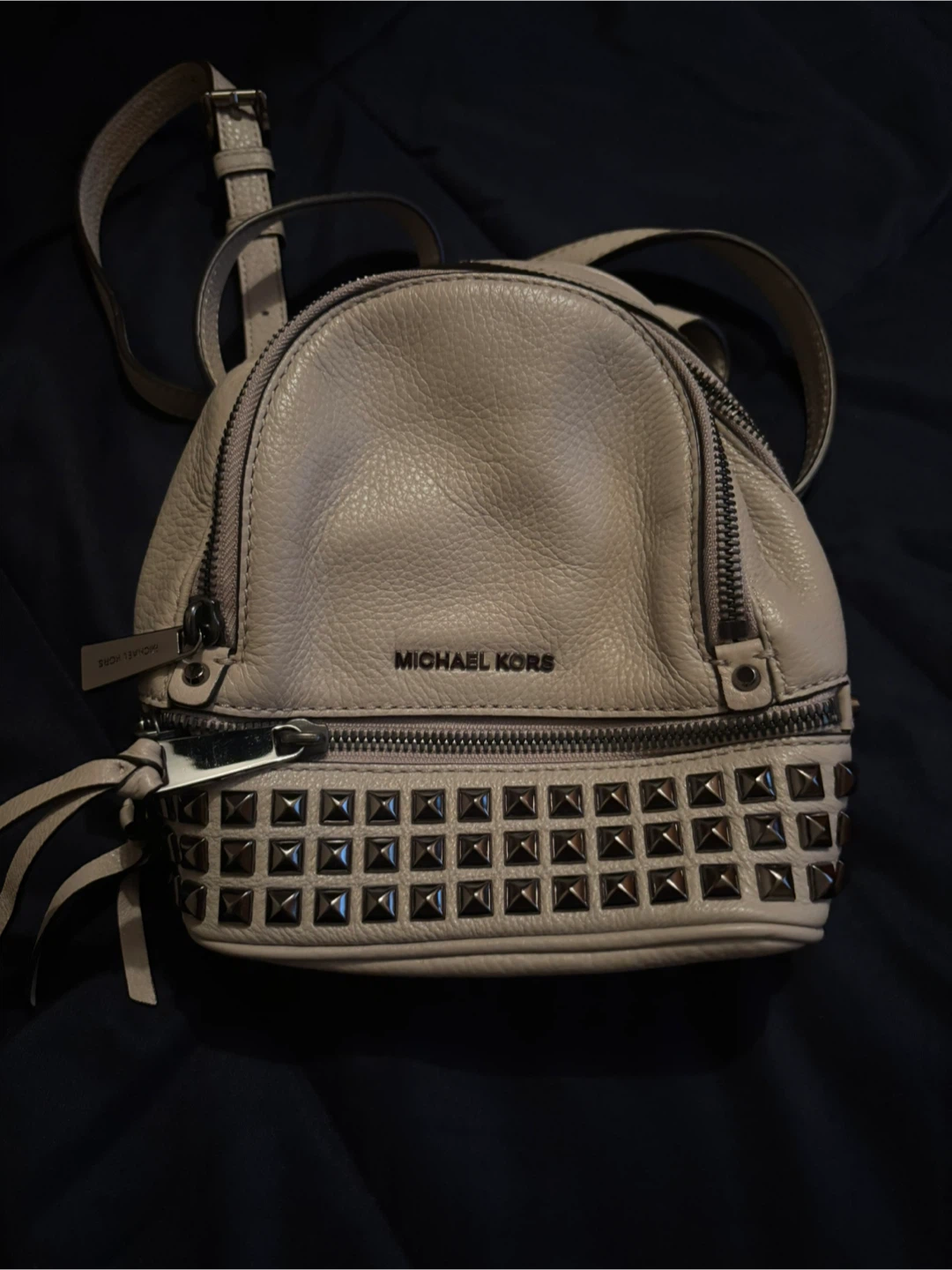 Michael Kors Studded Leather Backpack