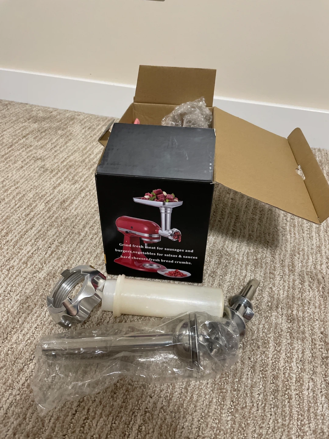 KitchenAid compatible Food Meat Grinder Attachment - photo 2