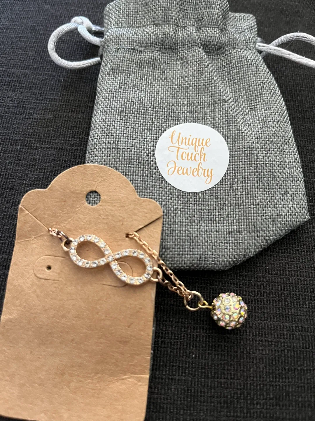 Unique Touch Jewelry Infinity Necklace thumbnail