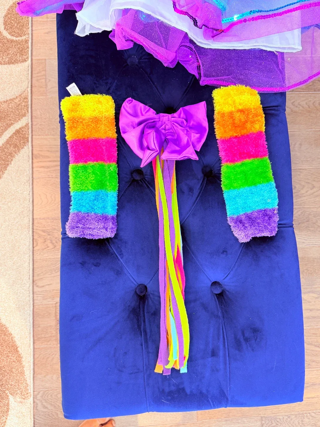 Rainbow Unicorn Halloween Costume - Size Large (12-14) image indicator(5)