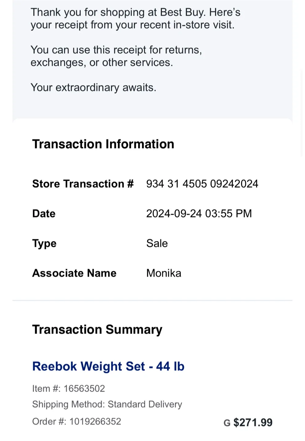 Reebok Weight Set - 44 lb image indicator(4)