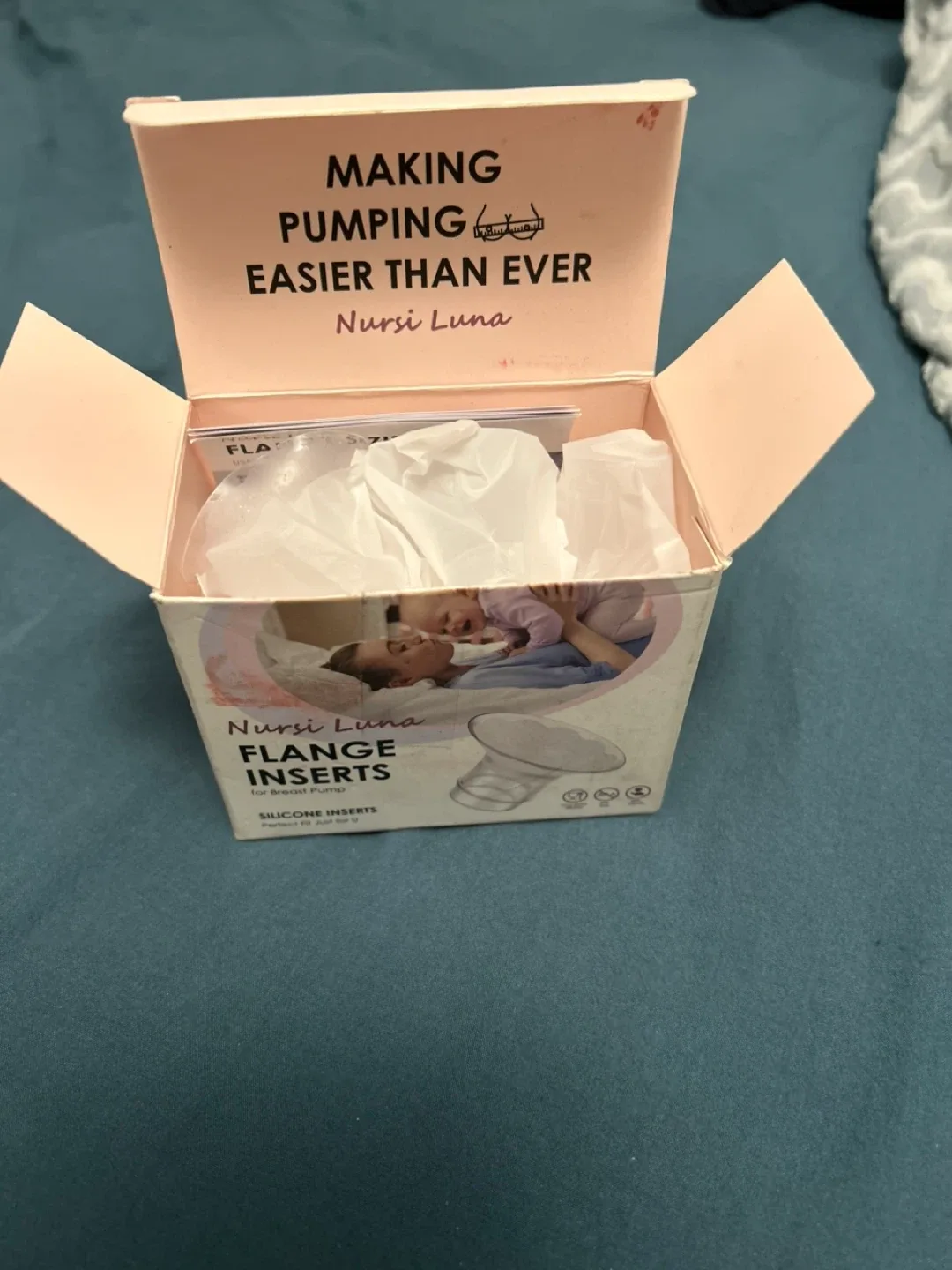 Nursi Luna Flange Inserts - Silicone Breast Pump Inserts image indicator(4)