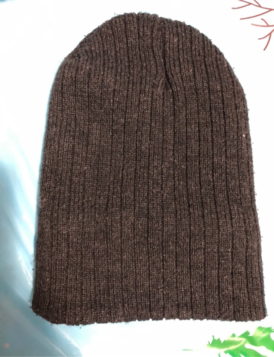 🆓Grey Knit Beanie image indicator(2)