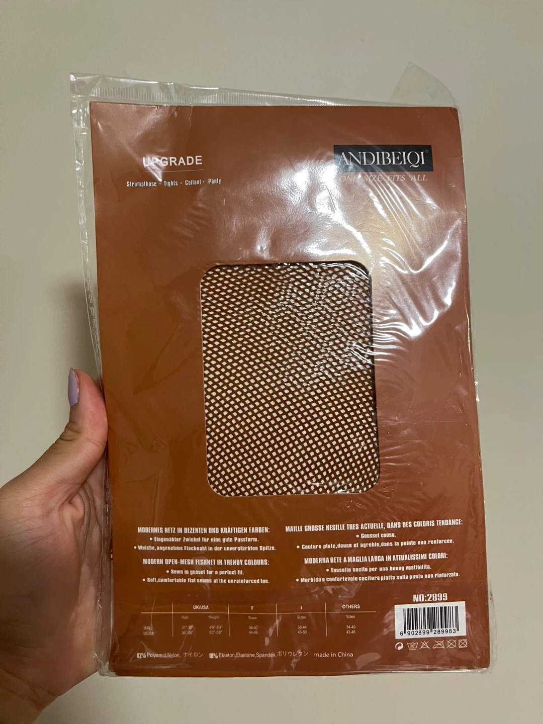 Professional Dance Fishnet Stockings -Caramel