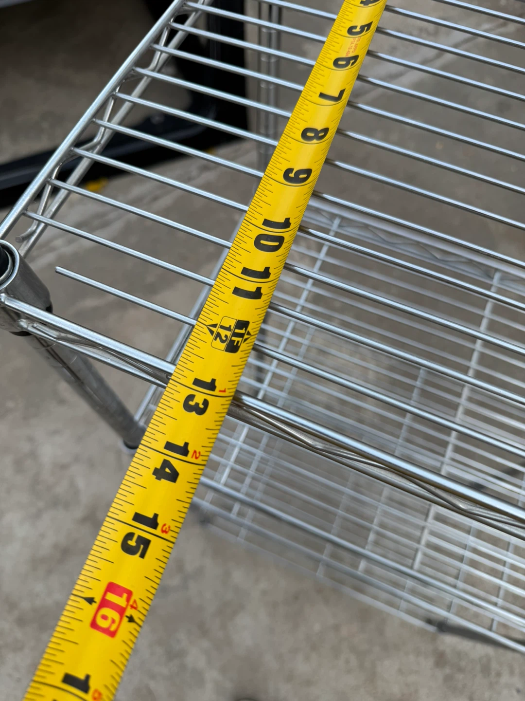 Chrome Wire Shelving Unit 14x23x45 in - photo 4