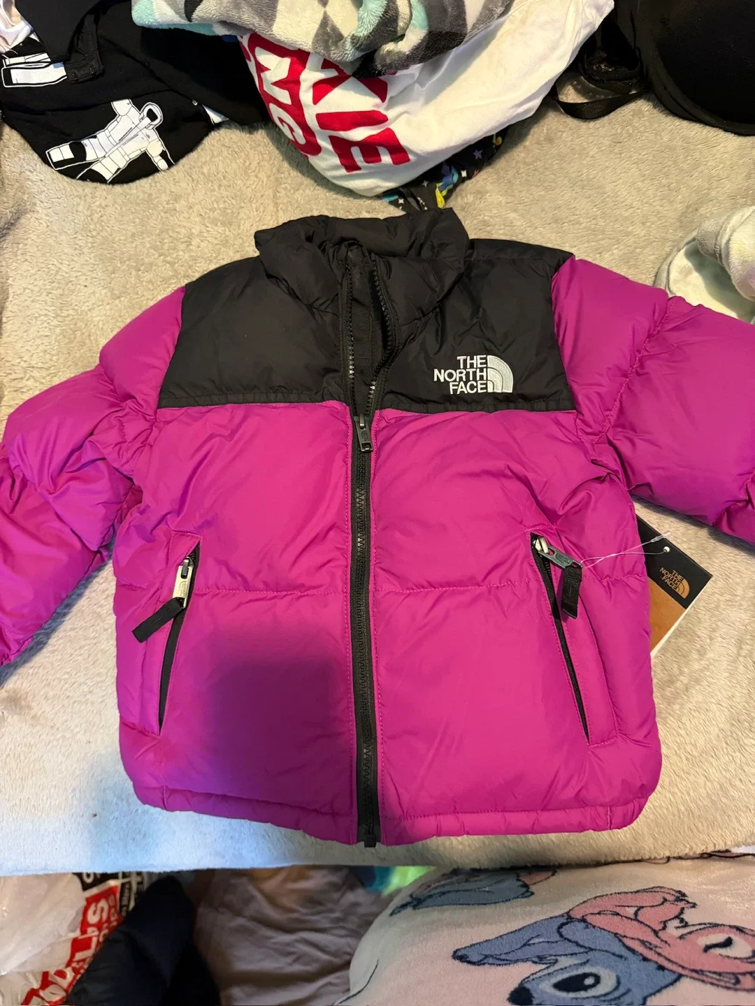 The North Face Kid 96 Nuptse JKT - Deep Mulberry - Size 5 - NEW image indicator(2)