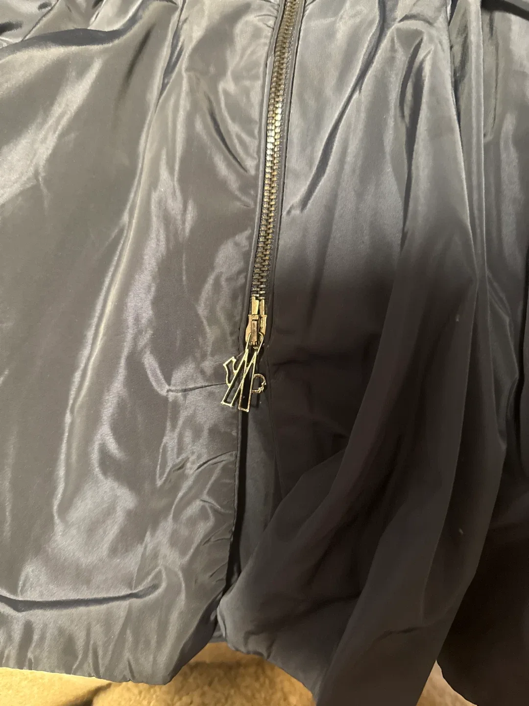 Moncler Navy Blue Padded Coat image indicator(4)