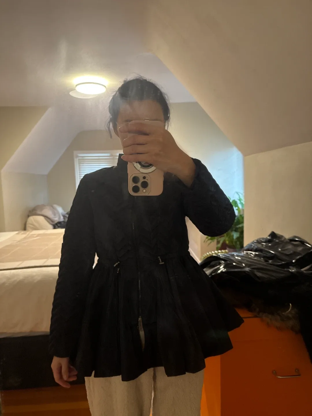 Moncler Navy Blue Padded Coat image indicator(6)