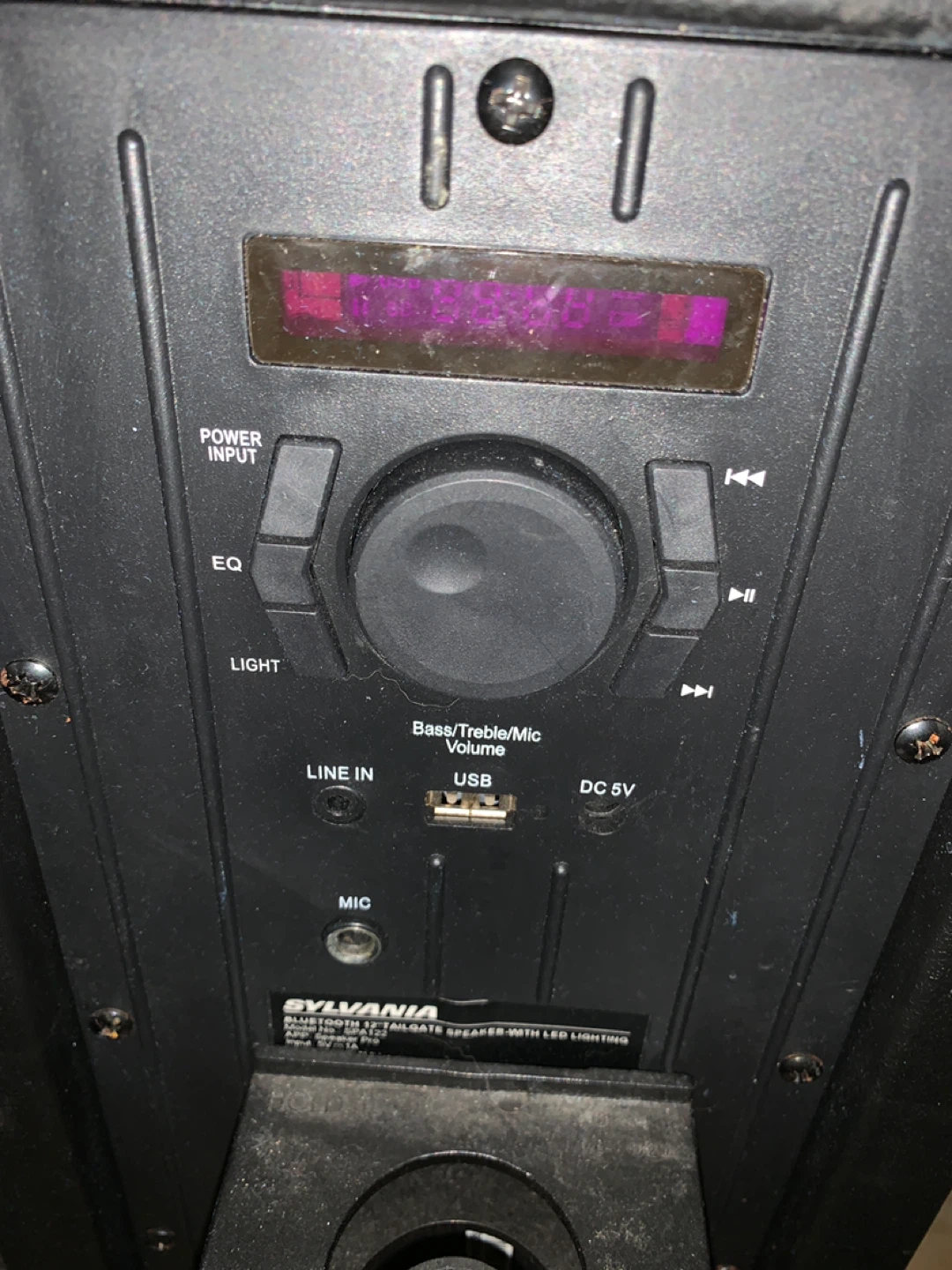 Sylvania Tailgate Speaker with LED Lighting - photo 5