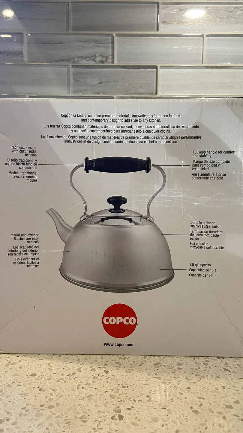 Copco Stainless Steel Kettle - 1.5 qt image indicator(4)